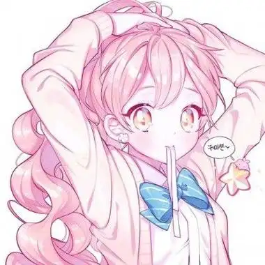 二次元女生清纯头像动漫少女可爱萌头像