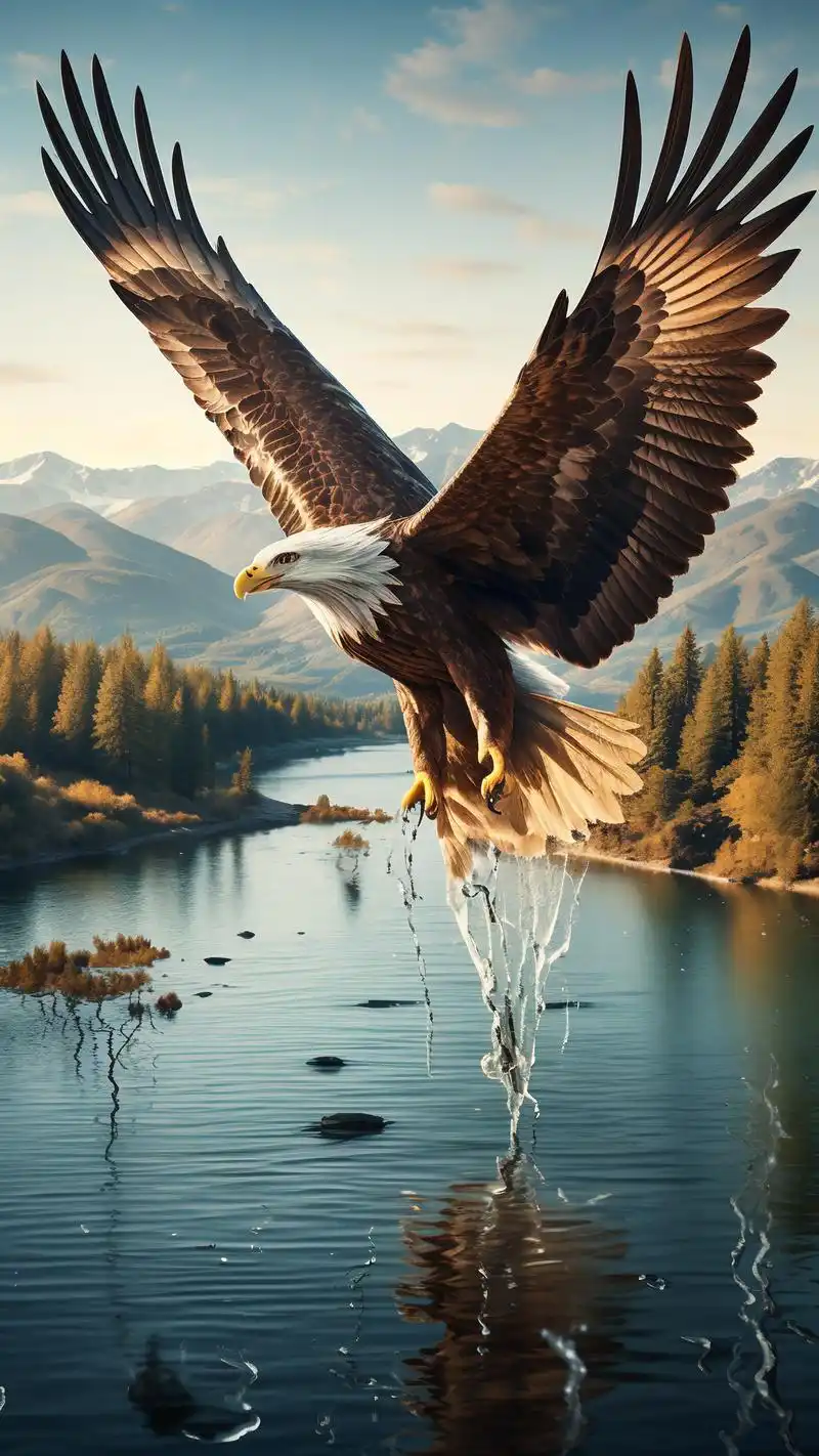 手机壁纸精选,老鹰主题 换上这些老鹰主题的手机壁纸,让你的手机屏幕