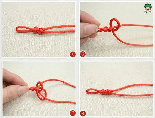 用绳子编手链,结尾怎么编啊?可以伸缩那种