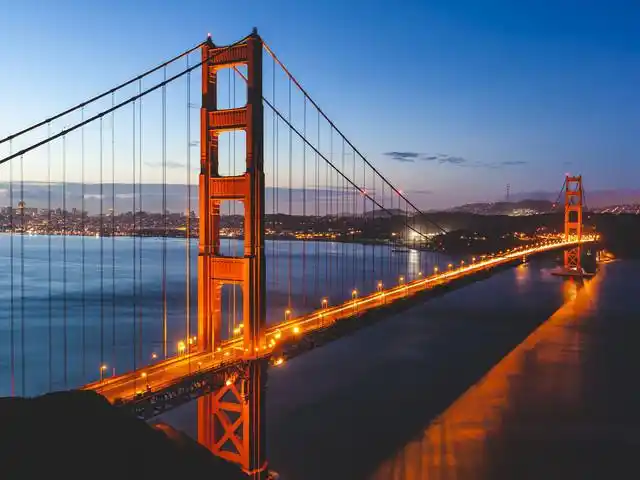 usa, california, san francisco, golden gate bridge in the