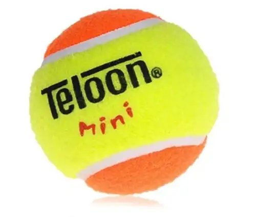 天龙teloon831mid软式儿童训练网球过渡球软球3粒装