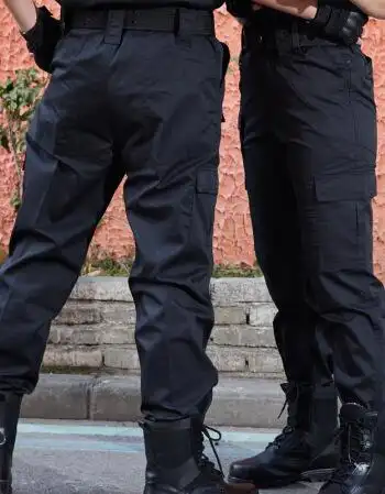 夏季保安511作训裤训作服裤子黑色宽松耐磨多兜男多口袋工装西裤 夏季