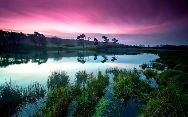 美丽的晚霞,高清壁纸,风景图片-回车桌面