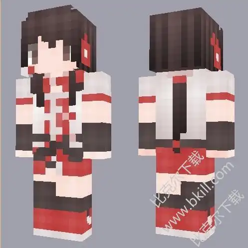 mc乐正绫皮肤|我的世界绫彩音皮肤下载 png版 - 比克尔下载