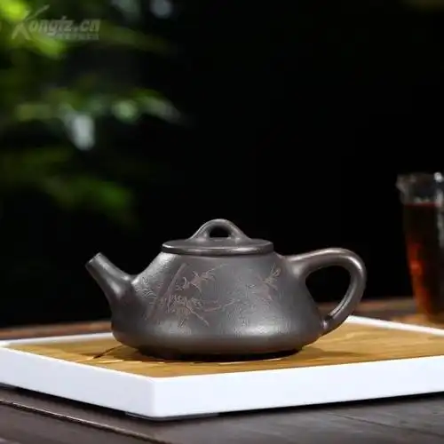 范鹏轩手制柴烧紫泥冶石瓢宜兴紫砂壶