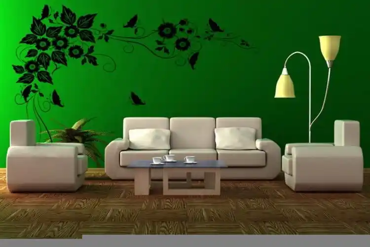 墨绿色犹如浓墨重彩的一笔,张扬而又浓烈.