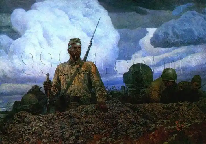 俄罗斯卫国战争油画作品