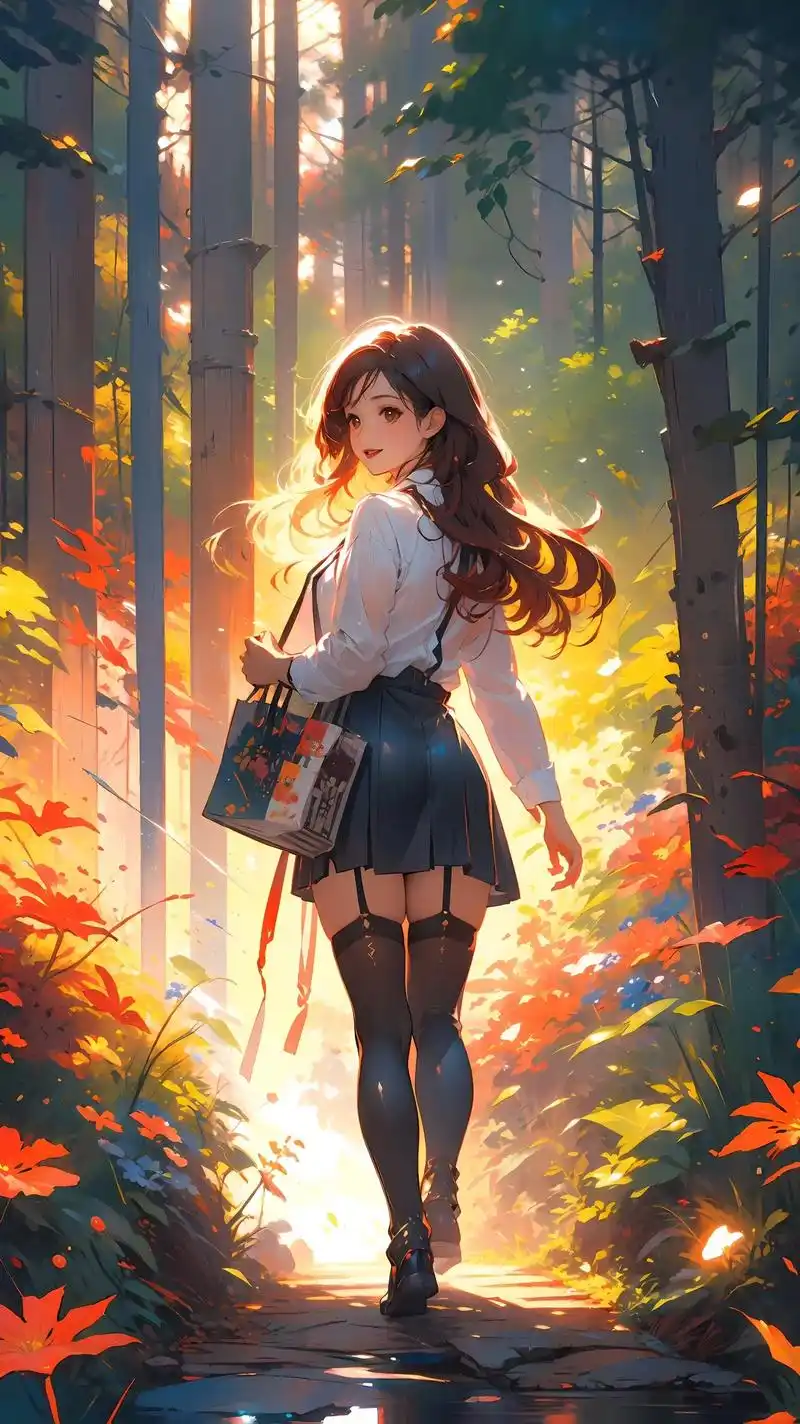 放学后的少女壁纸分享.#手机墙纸 #二次元 #二次元美图 # - 抖音