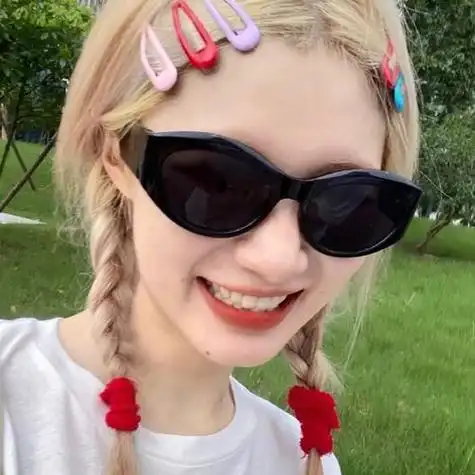 白头发戴墨镜的女生头像 女生头像图片大全 -【爱个性】