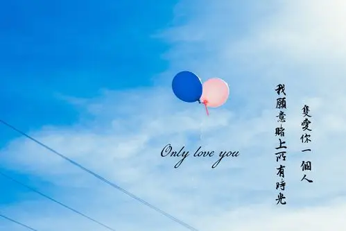我愿意赌上所有时光只爱你一个人带字图片