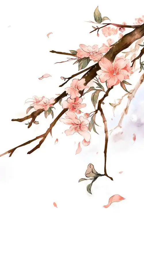 古风意境唯美花若怜落在谁指尖