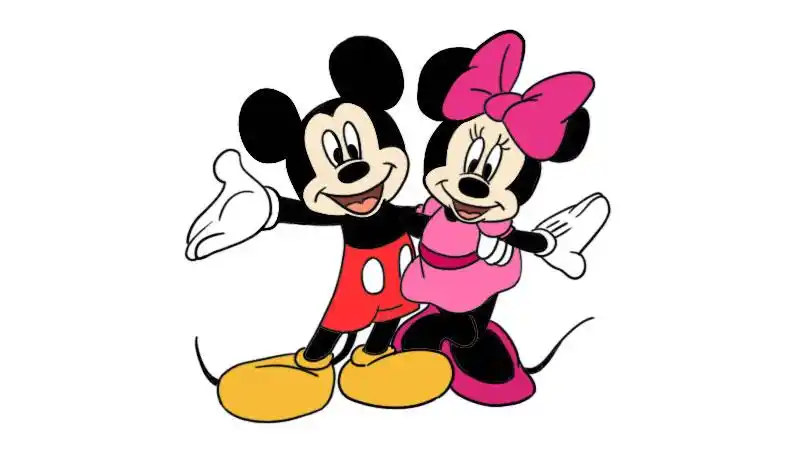 米奇米妮简笔画