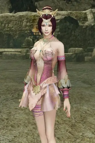 真三国无双7猛将传貂蝉粉色超短裙mod