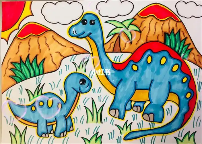儿童画恐龙合集