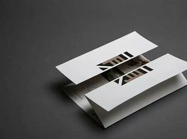 八张超有趣的折页设计欣赏,简约极致的美