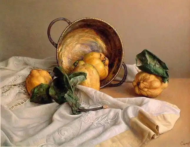 西班牙画家安东尼奥·古兹曼·卡佩尔静物油画作品_生活_色彩_生命