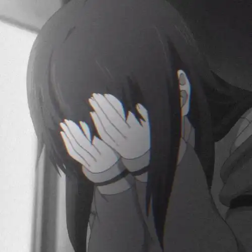 丧丧的动漫女生头像我已经输了爱情不能再输掉生活了