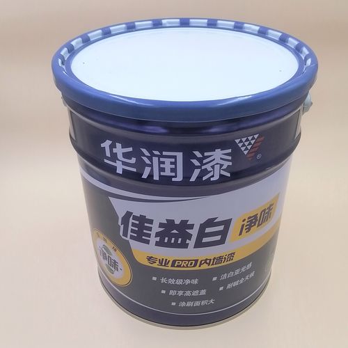 华润漆17l净味佳益白pro  白色环保内墙乳胶漆净味墙面漆