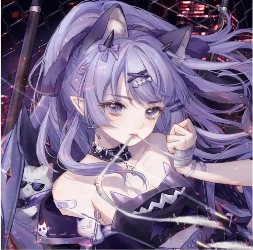 暗黑系女生头像