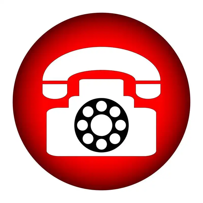 电话图标按钮,白色背景上的电话图标按钮