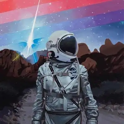 宇航员潮流个性头像高清好看的太空人头像潮图宇航员