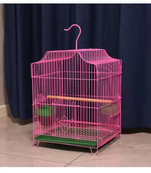 大号鸟笼子虎皮玄风鹦鹉笼八哥笼金属鸟笼相思鸟家用养殖笼