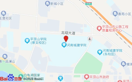 河南城建学院4楼教学b座位置示意图