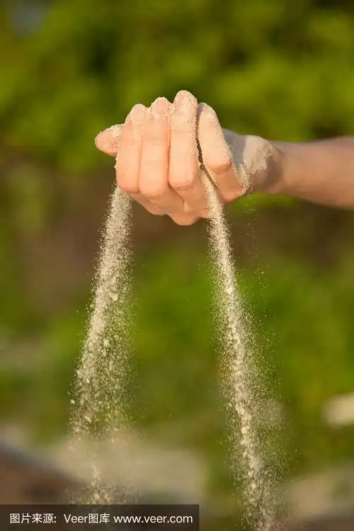 女手,流沙,落沙,户外