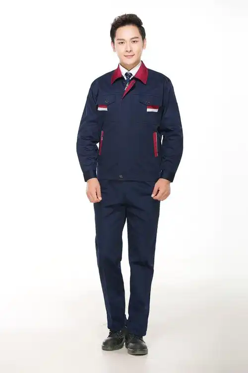长袖工作服套装男女春秋冬季上衣工人工厂服汽修工程服工装劳保服