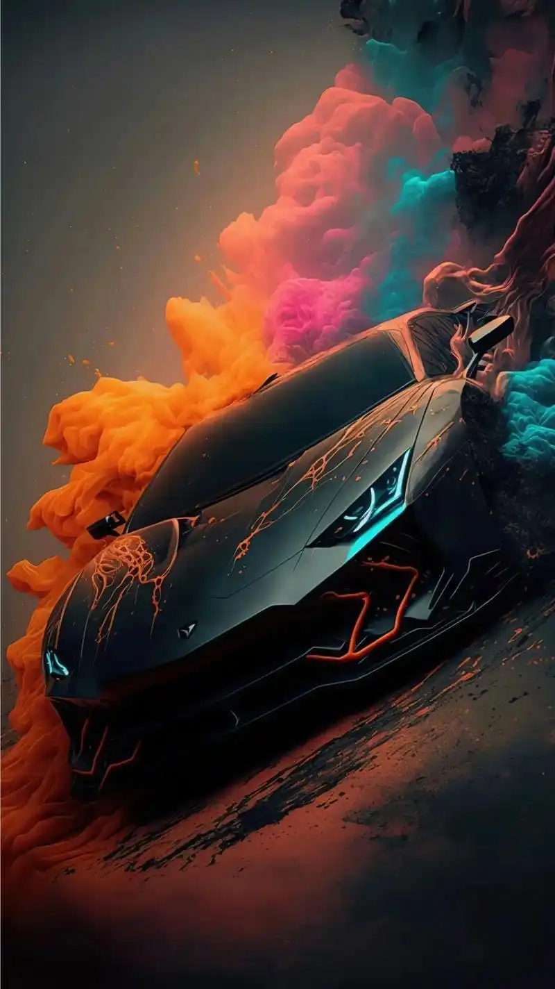 壁纸分享,炫酷的跑车,让人不禁为之驻足欣赏