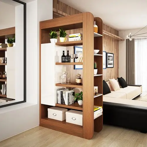 时尚客厅镂空隔断柜 储物玄关柜双面门厅柜 置物架创意烤漆间厅柜