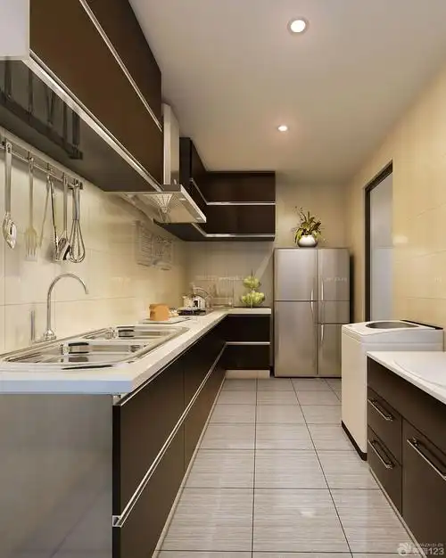 现代室内装修小厨房设计效果图