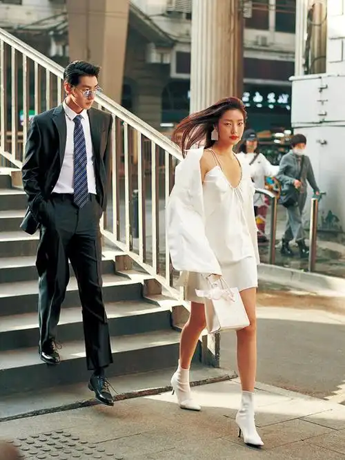 城市街拍婚纱照拍出高级感时尚大片