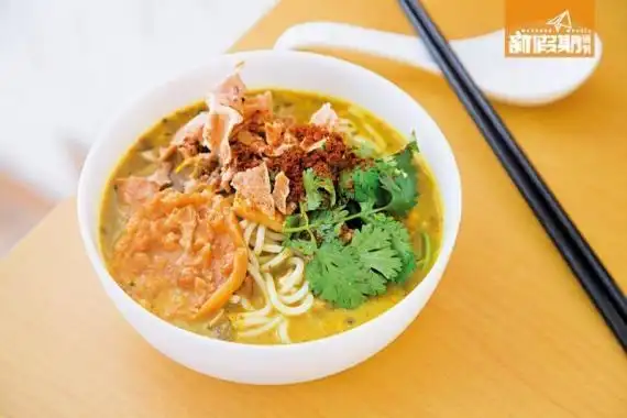 缅甸鱼汤米线汤底浓如咖喱|旺角食乜好