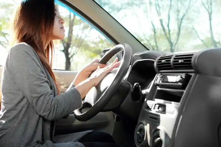 拿着喇叭的美女图片