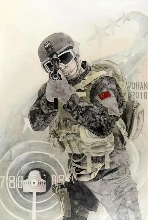 咱当兵的人(水彩) 王树平