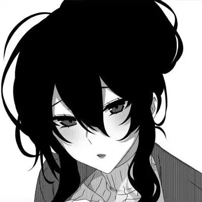 厌世黑白动漫女头636363_女生头像_我要个性网