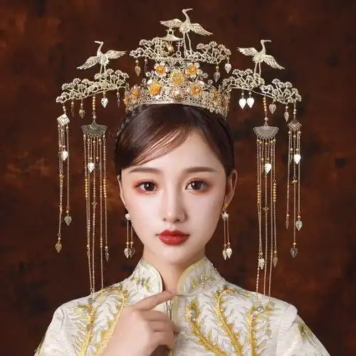 12星座幸运凤冠天秤是仙鹤送福水瓶是凤凰于飞美极了