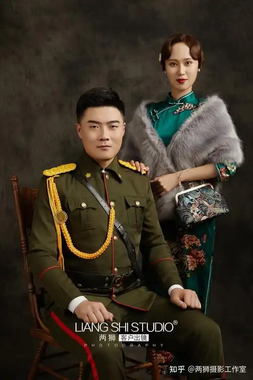 民国军阀风婚纱照客片分享来喽06