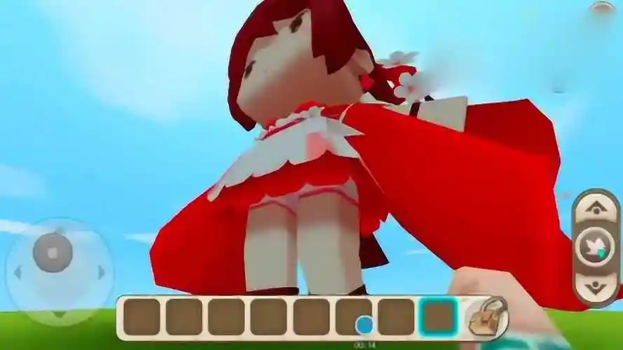 迷你世界召唤巨型花小楼,头上是虚空的?