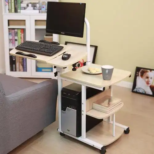 逸淘懒人台式机床上电脑桌现代简约家用移动桌床边笔记本电脑桌