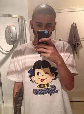 现货包邮 supreme overfiend 前田俊夫 摸奶网红同款潮牌短袖短t