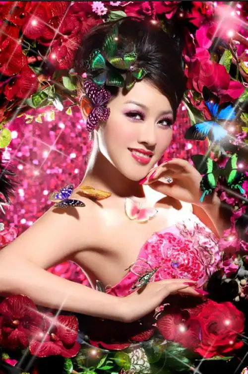 漂亮的女人系列3219 歌手春天高清靓照