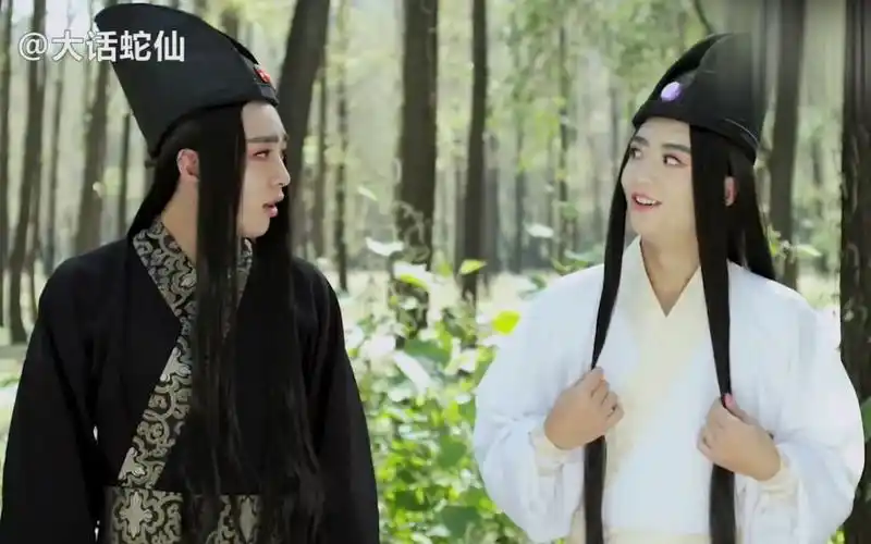 帅萌小鲜肉黑白无常吵起架来没妹子啥事儿了基情满满