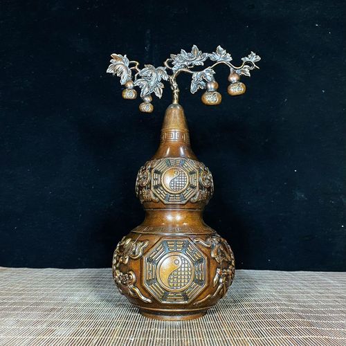 五福临门吉祥八宝太极八卦葫芦,23.6厘米,14.3厘米,857克