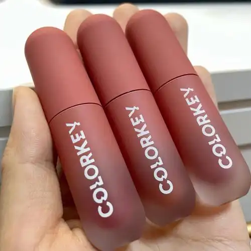 超真实试色colorkey小胖墩唇泥