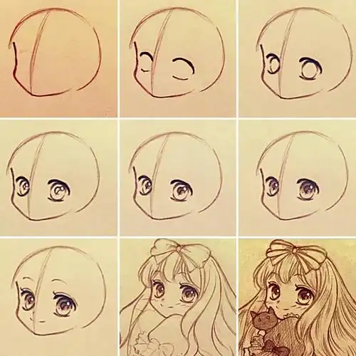 q版动漫人物绘画步骤不会的小伙伴码起来吧