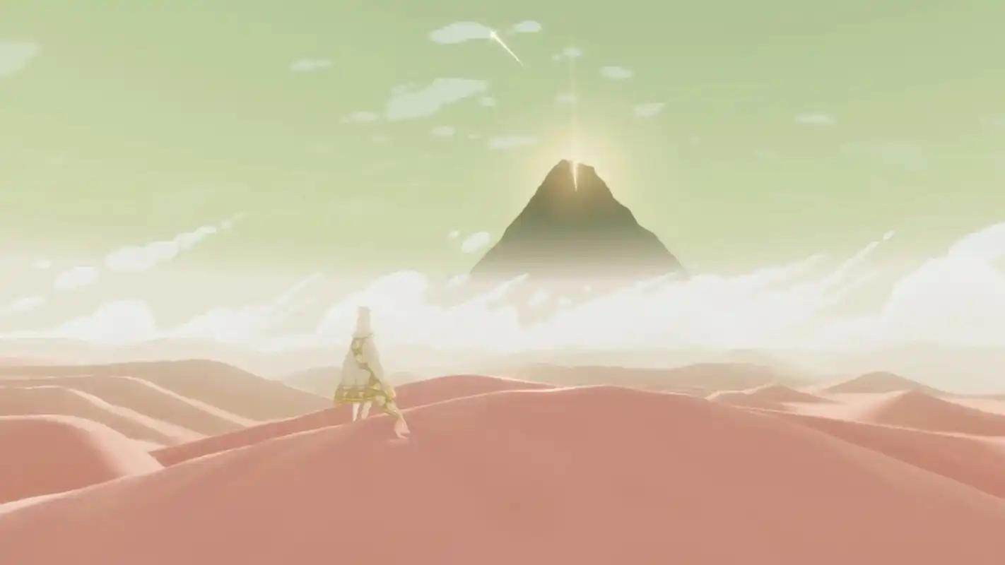 送你一张壁纸 #每一帧都是热爱 #journey 风之旅人 - 抖音