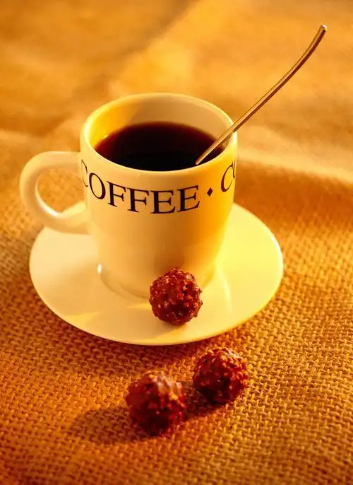一杯咖啡一个心情图片唯美
