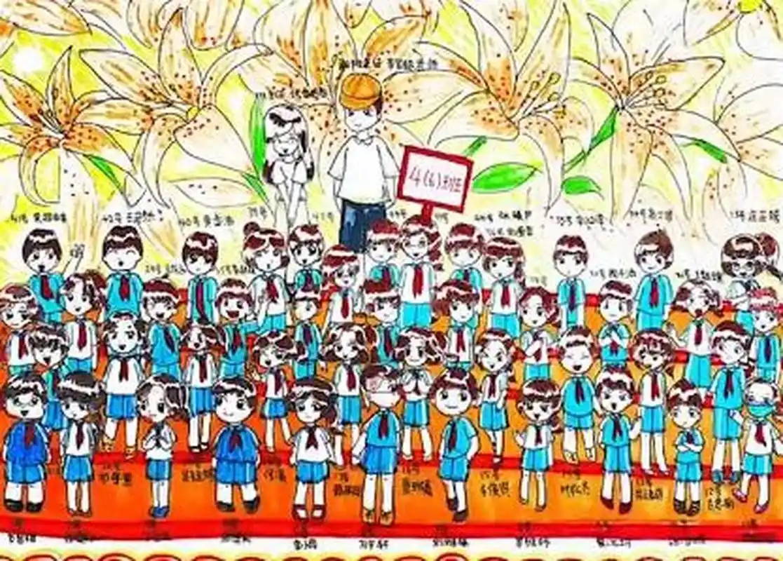 六年级小学生通过课余时间,历时2个月为全班41名同学和6位老师做了一